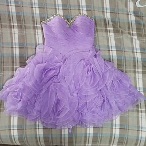 Short Light Purple Homecoming/Tolo Dress
